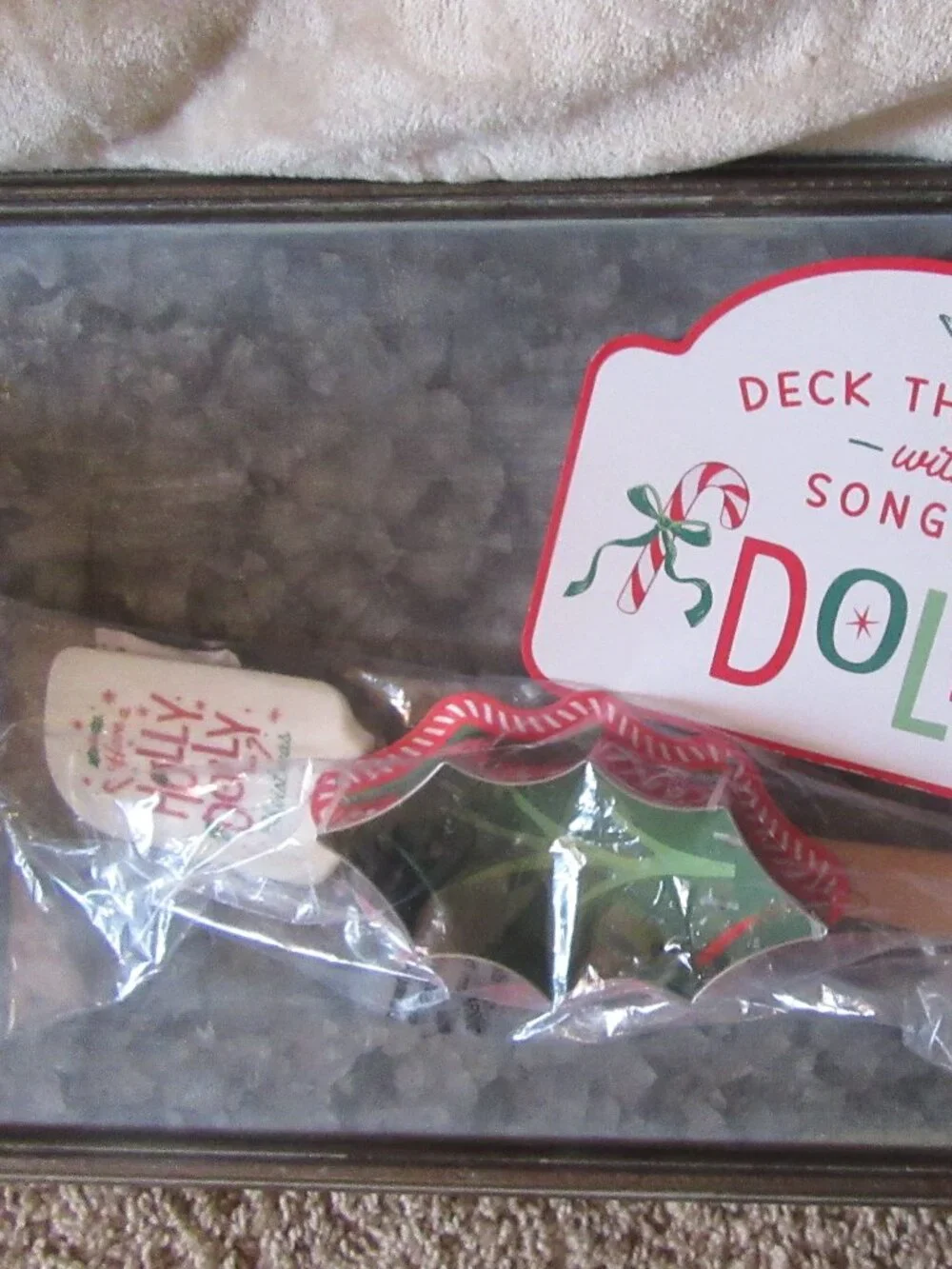 NWT Dolly Holiday Cookie Cutter; Rubber Decorative Bowl Scraper; Wood Plaque